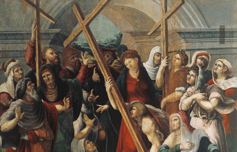 El descubrimiento de la cruz de Cristo